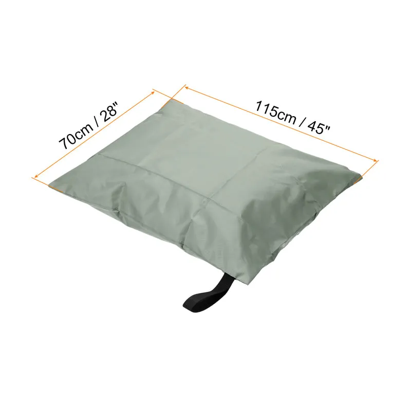 Uxcell Wet Dry Bags with Handle Zippered Pockets Waterproof Reusable Cloth Oxford Fabric Laundry Bag for Wet Clothes