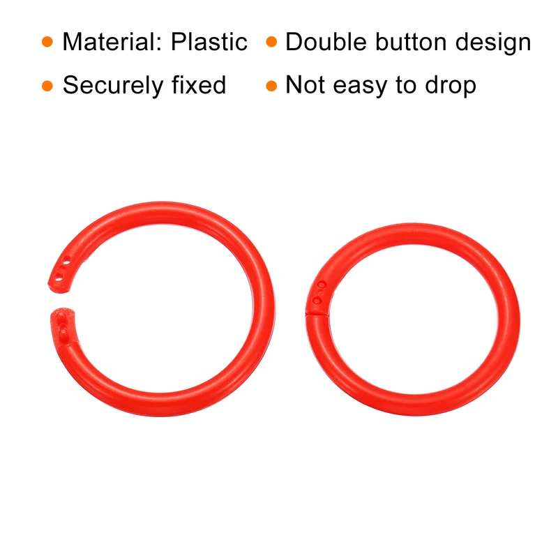 Loose Leaf Rings Binder Ring Plastic Book O Rings
