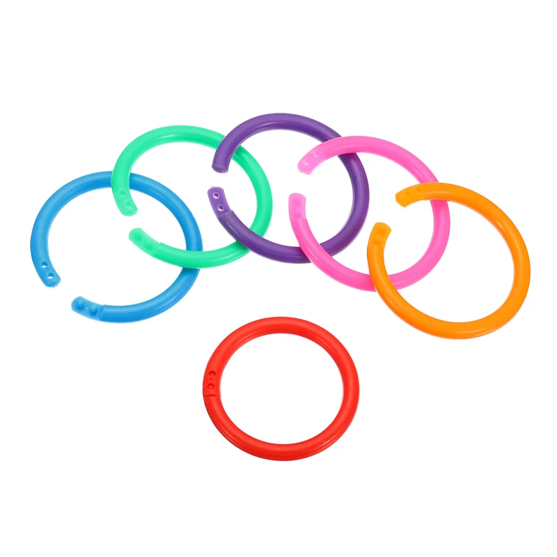 Loose Leaf Rings Binder Ring Plastic Book O Rings