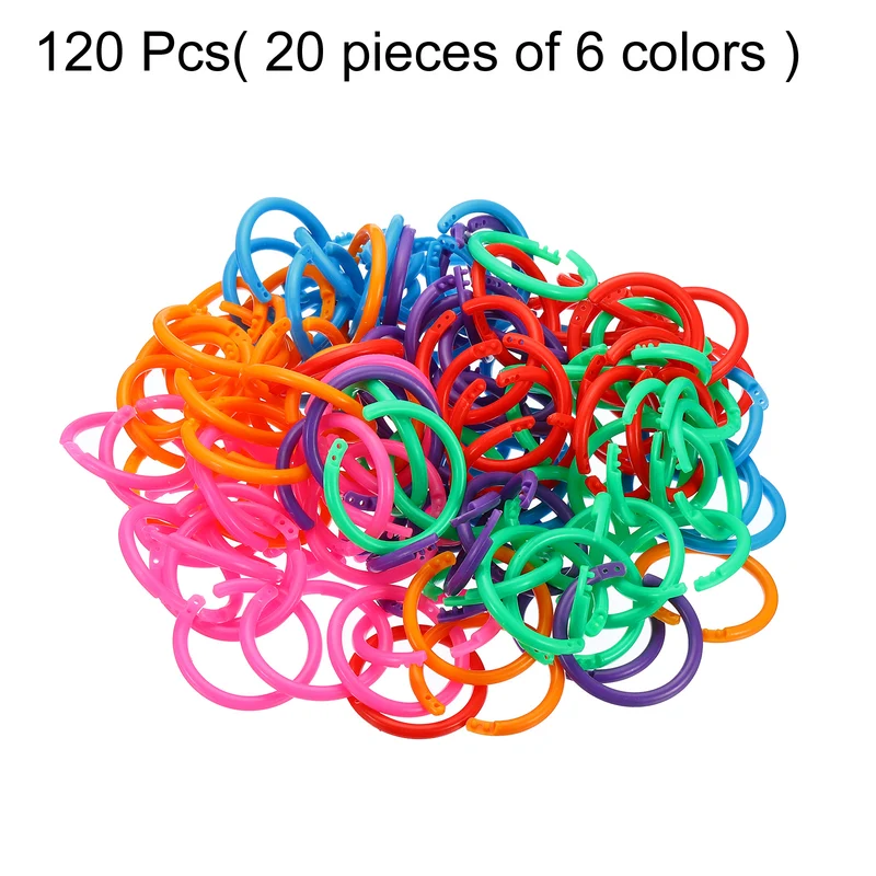 Loose Leaf Rings Binder Ring Plastic Book O Rings