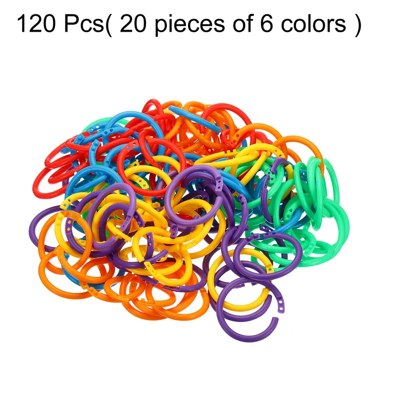 Loose Leaf Rings Binder Ring Plastic Book O Rings