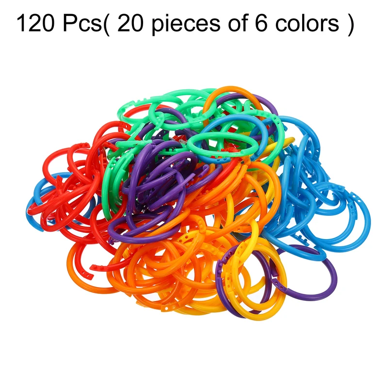 Loose Leaf Rings Binder Ring Plastic Book O Rings