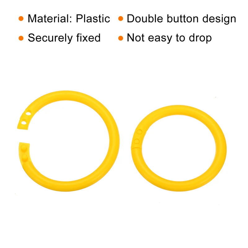Loose Leaf Rings Binder Ring Plastic Book O Rings