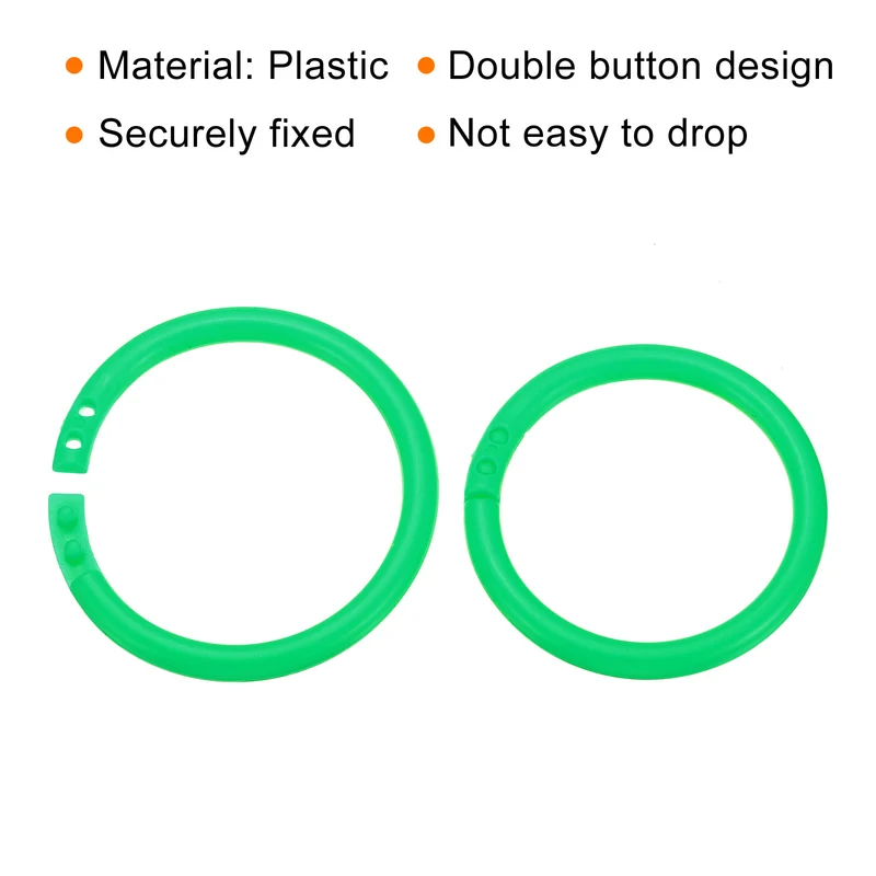 Loose Leaf Rings Binder Ring Plastic Book O Rings