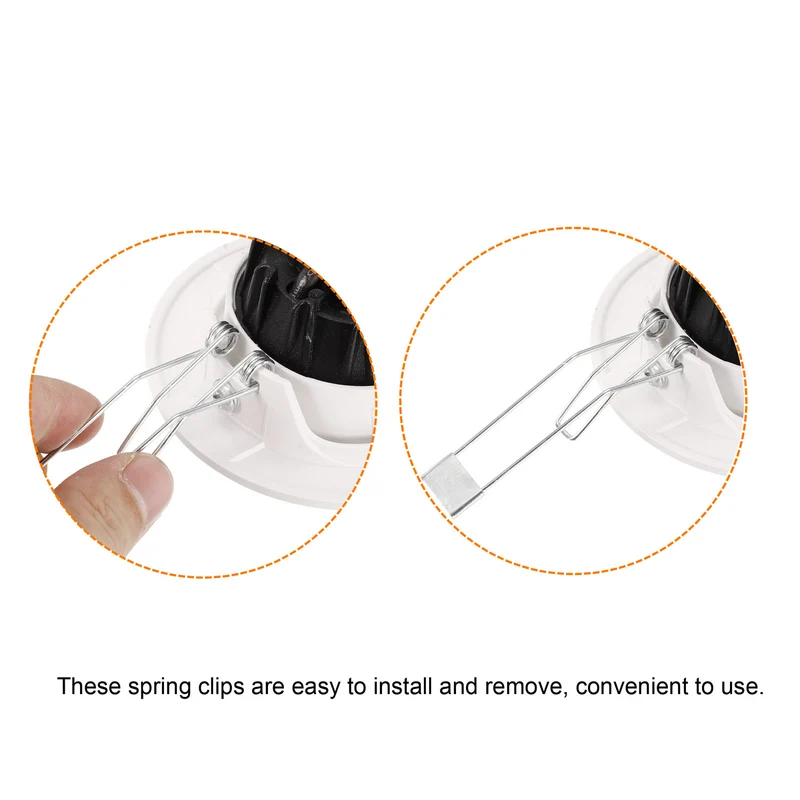 Downlight Spring Clips Emitting Diode Recessed Lighting Accessories Securing Clamps for Ceiling Lamp