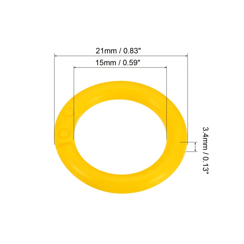 Loose Leaf Rings Binder Ring Plastic for Scrapbook