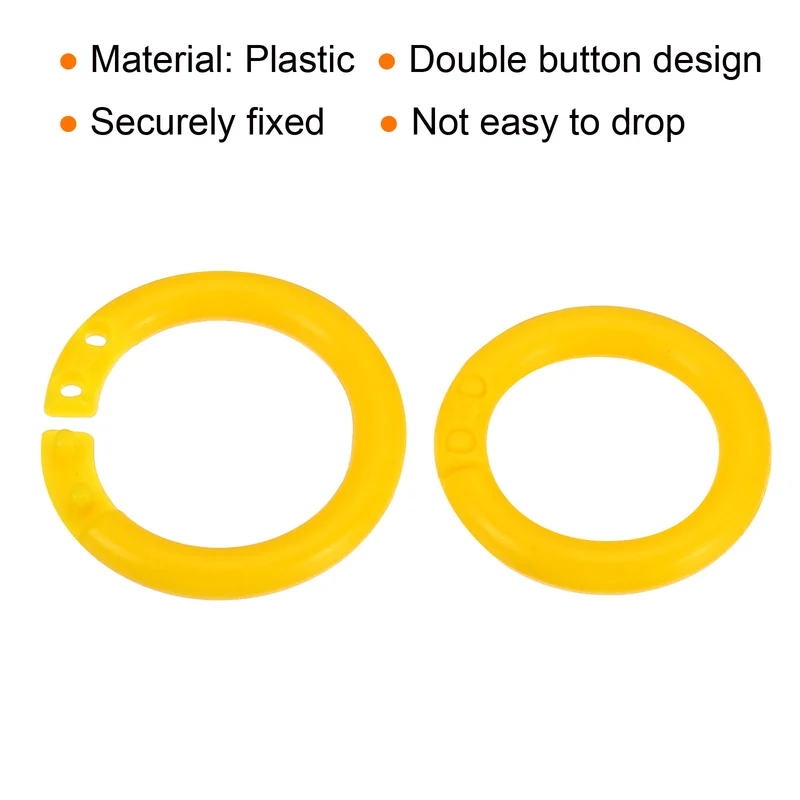 Loose Leaf Rings Binder Ring Plastic for Scrapbook