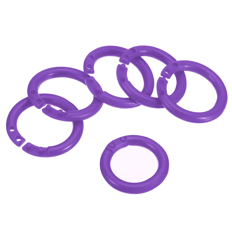 Loose Leaf Rings Binder Ring Plastic for Scrapbook