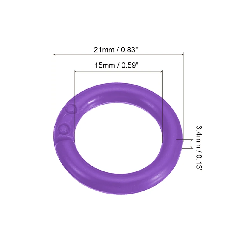 Loose Leaf Rings Binder Ring Plastic for Scrapbook