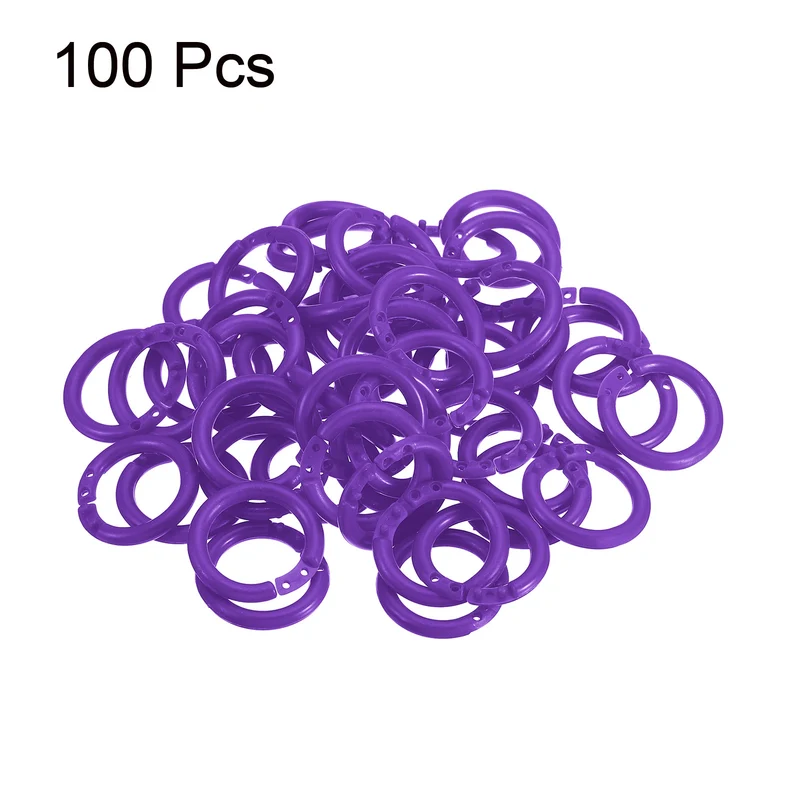 Loose Leaf Rings Binder Ring Plastic for Scrapbook