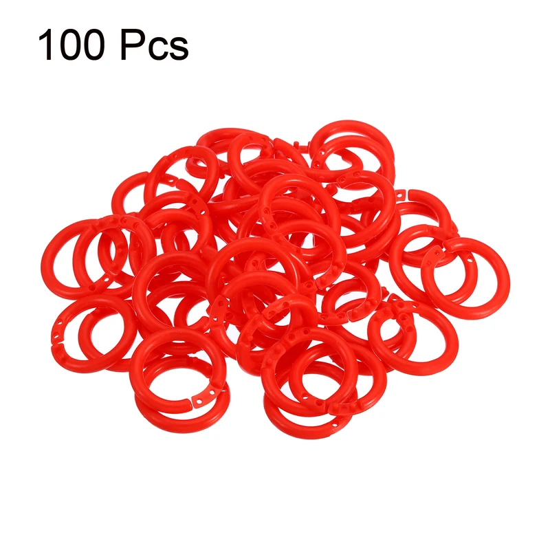 Loose Leaf Rings Binder Ring Plastic for Scrapbook