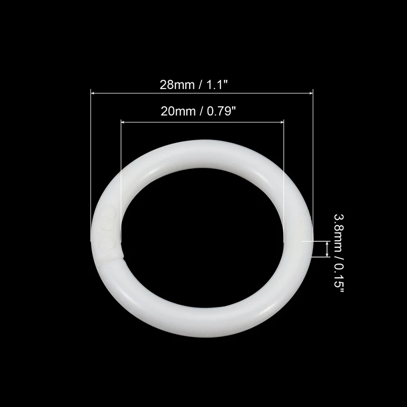 Loose Leaf Rings Binder Ring Plastic for Scrapbook