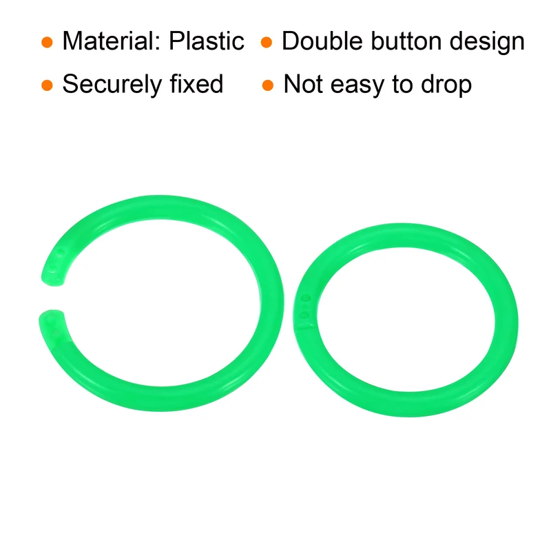 Loose Leaf Rings Binder Ring Plastic for Scrapbook