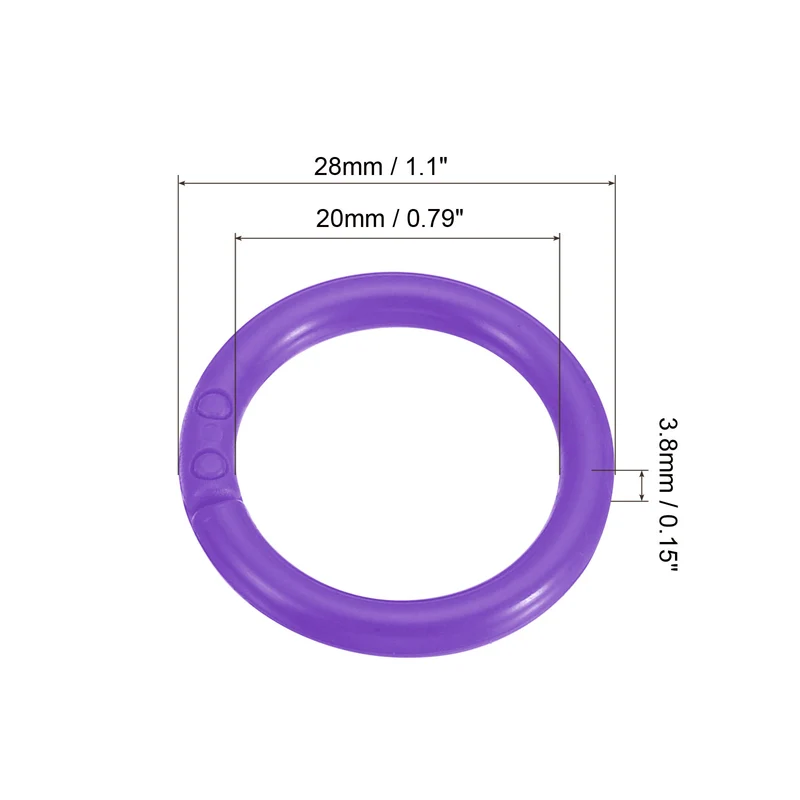 Loose Leaf Rings Binder Ring Plastic for Scrapbook