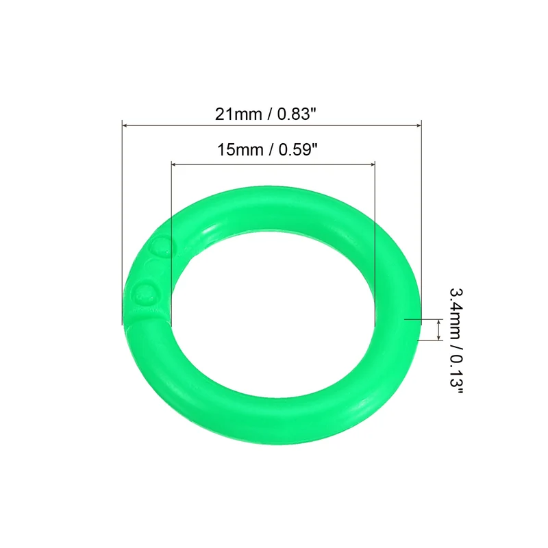Loose Leaf Rings Binder Ring Plastic for Scrapbook