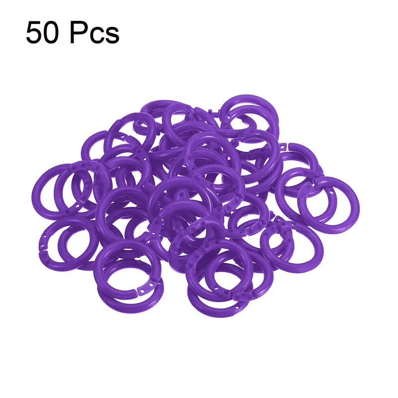 Loose Leaf Rings Binder Ring Plastic for Scrapbook