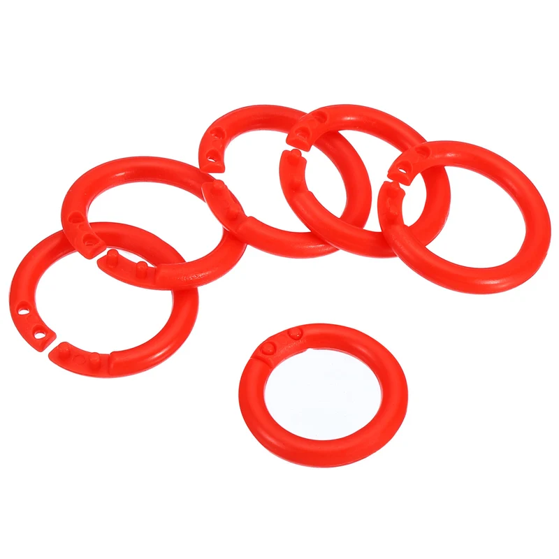 Loose Leaf Rings Binder Ring Plastic for Scrapbook