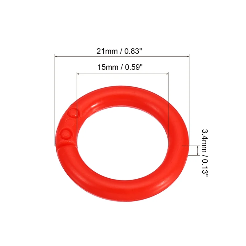 Loose Leaf Rings Binder Ring Plastic for Scrapbook