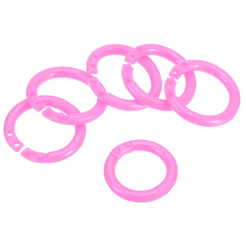 Loose Leaf Rings Binder Ring Plastic for Scrapbook