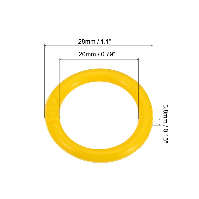 Loose Leaf Rings Binder Ring Plastic for Scrapbook