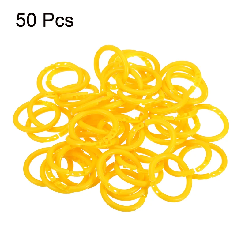 Loose Leaf Rings Binder Ring Plastic for Scrapbook