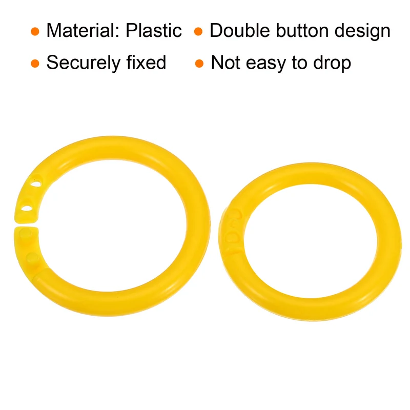 Loose Leaf Rings Binder Ring Plastic for Scrapbook