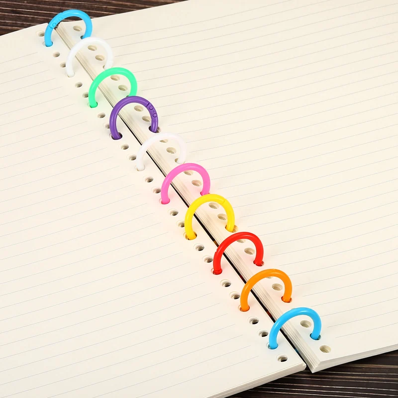 Loose Leaf Rings Binder Ring Plastic for Scrapbook