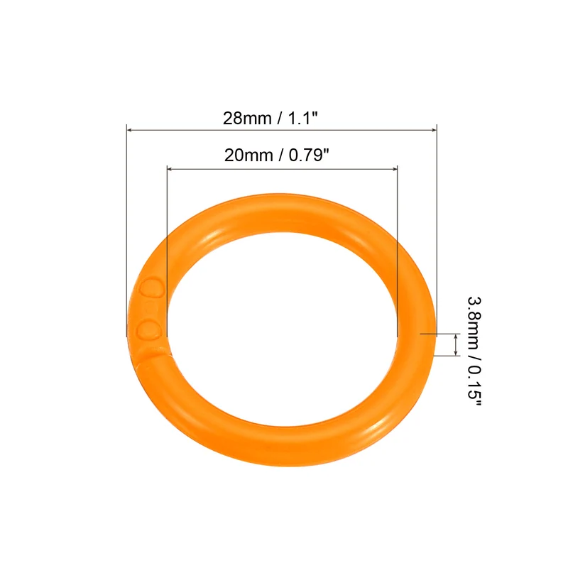 Loose Leaf Rings Binder Ring Plastic for Scrapbook