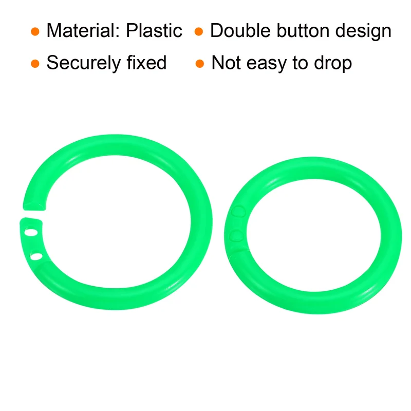 Loose Leaf Rings Binder Ring Plastic for Scrapbook
