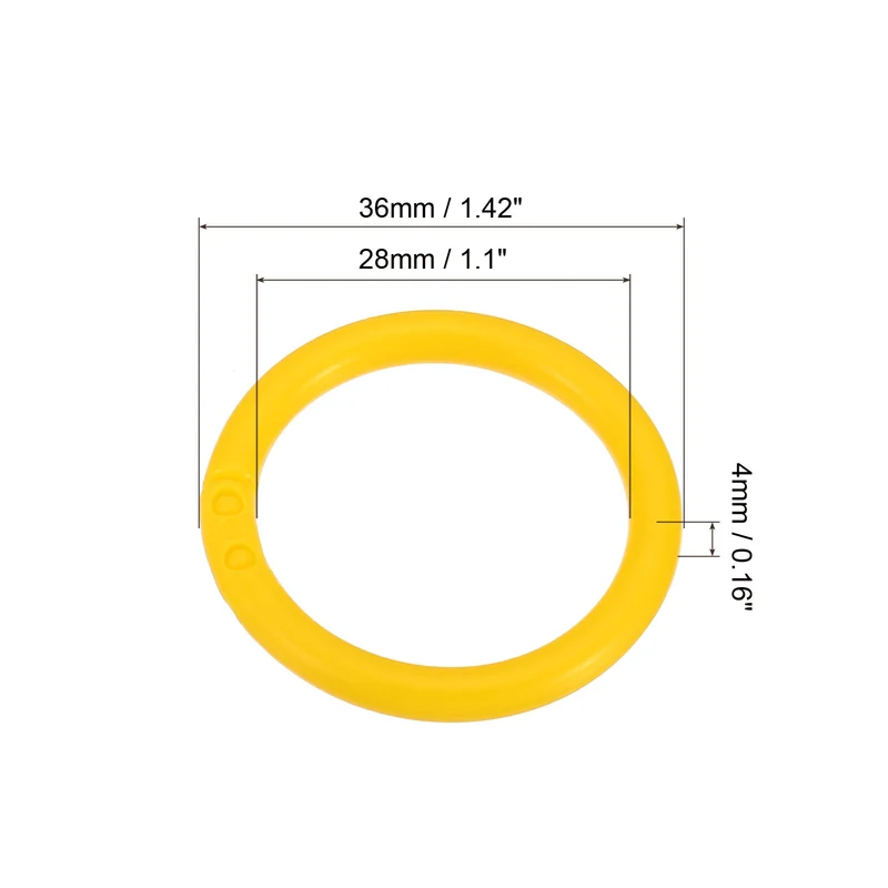 Loose Leaf Rings Binder Ring Plastic for Scrapbook
