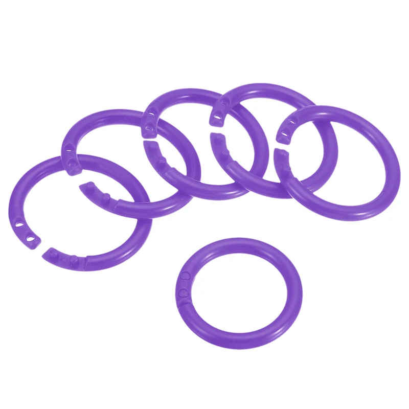 Loose Leaf Rings Binder Ring Plastic for Scrapbook