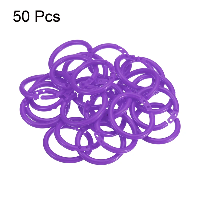 Loose Leaf Rings Binder Ring Plastic for Scrapbook