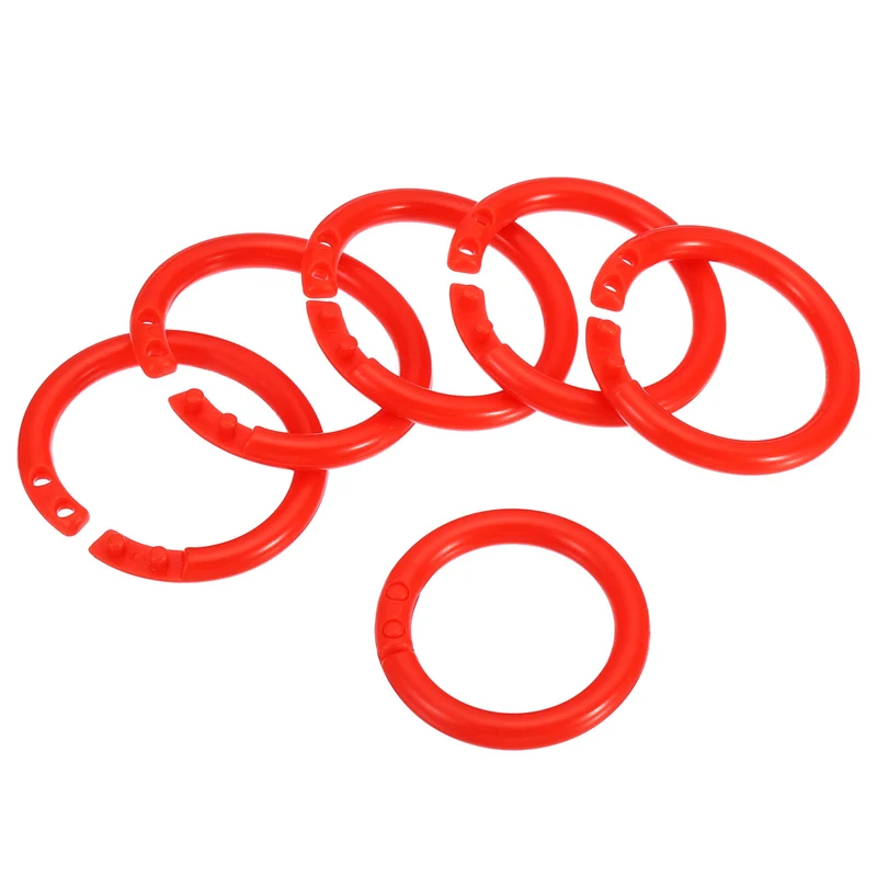 Loose Leaf Rings Binder Ring Plastic for Scrapbook