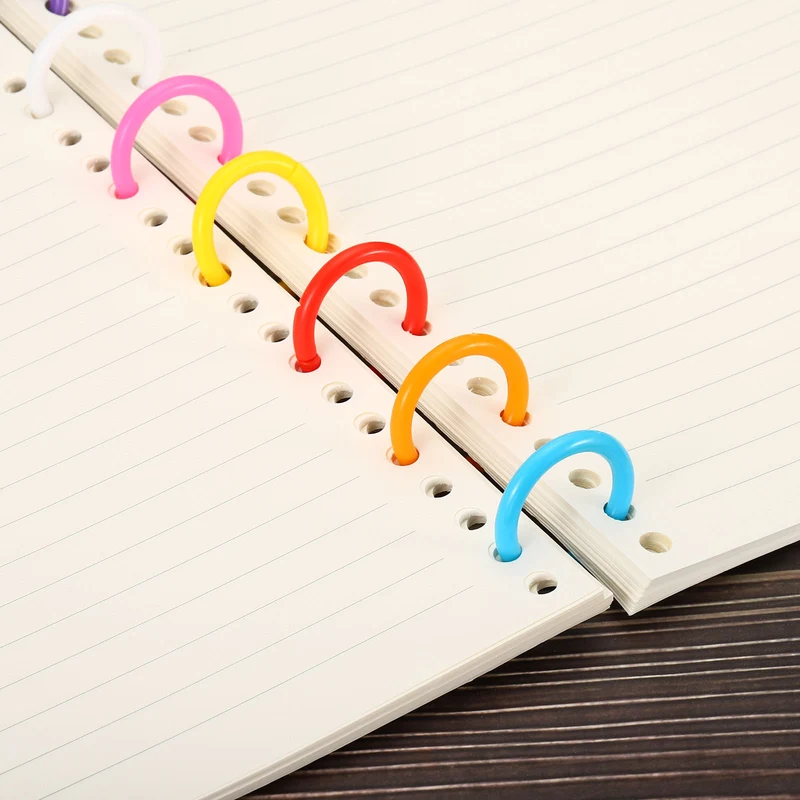 Loose Leaf Rings Binder Ring Plastic for Scrapbook