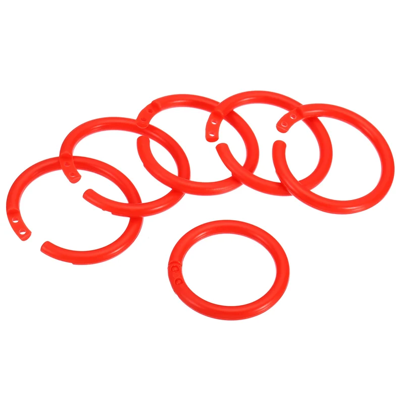 Loose Leaf Rings Binder Ring Plastic for Scrapbook