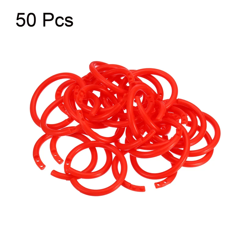 Loose Leaf Rings Binder Ring Plastic for Scrapbook