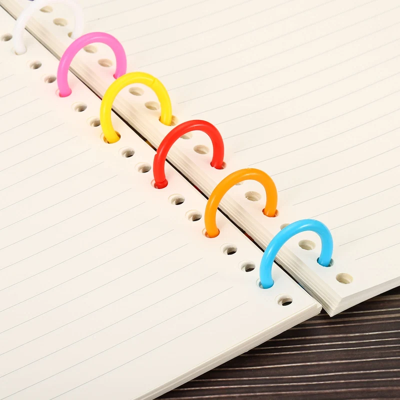 Loose Leaf Rings Binder Ring Plastic for Scrapbook