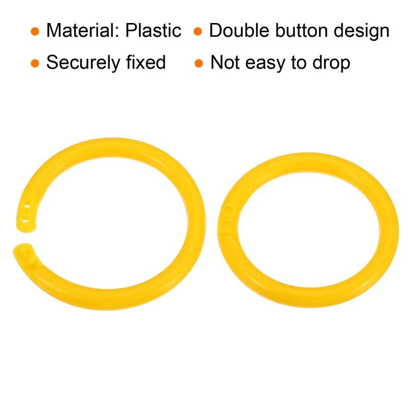 Loose Leaf Rings Binder Ring Plastic for Scrapbook
