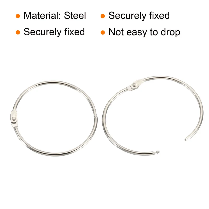 Loose Leaf Rings Binder Ring Steel for Scrapbook