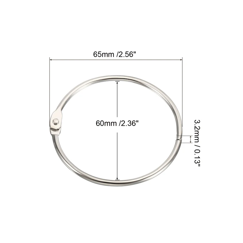 Loose Leaf Rings Binder Ring Steel for Scrapbook