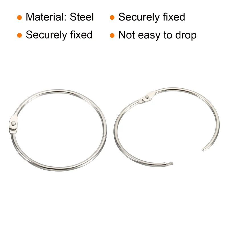 Loose Leaf Rings Binder Ring Steel for Scrapbook