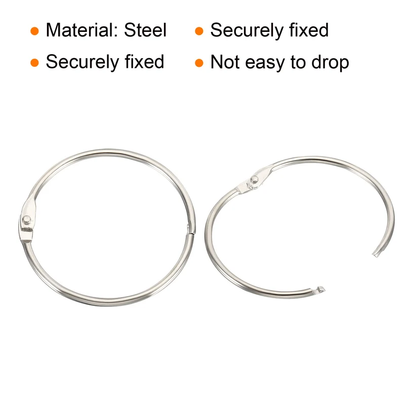 Loose Leaf Rings Binder Ring Steel for Scrapbook