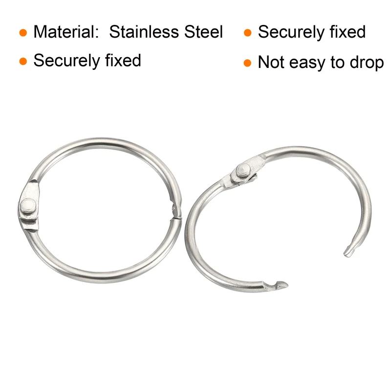 Loose Leaf Rings Binder Ring Steel for Scrapbook