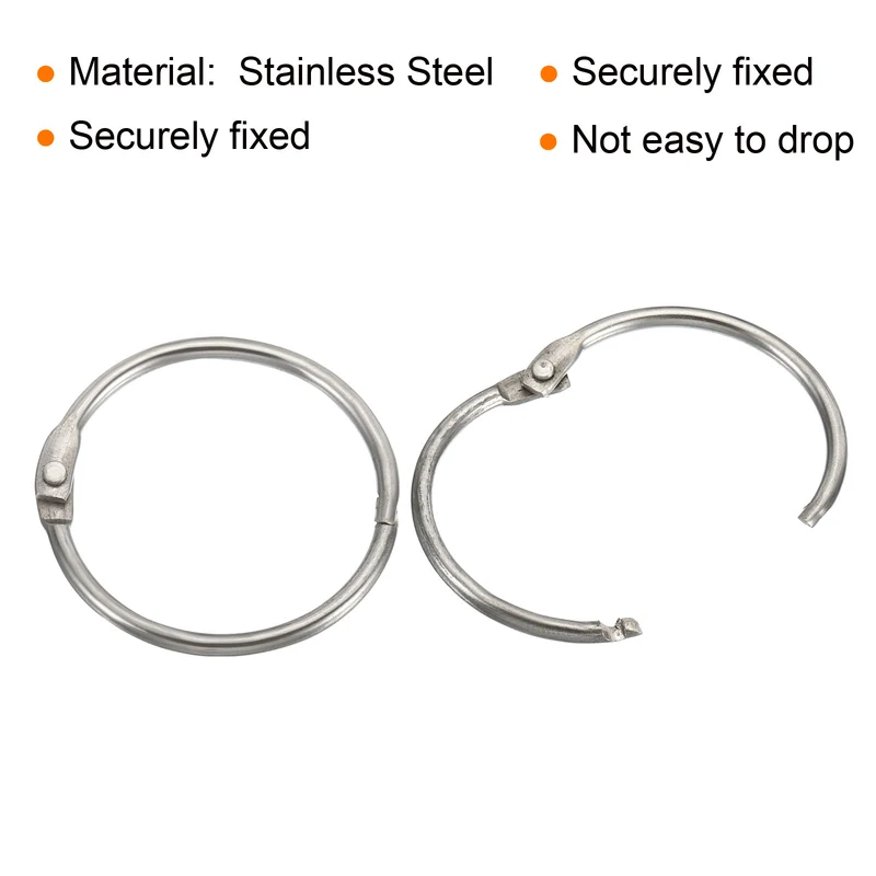 Loose Leaf Rings Binder Ring Steel for Scrapbook