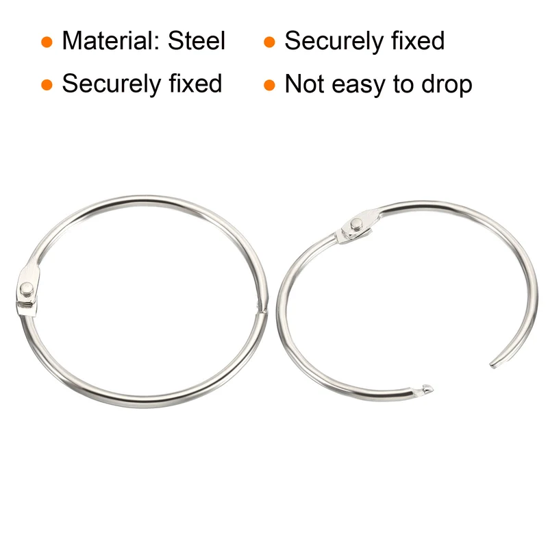 Loose Leaf Rings Binder Ring Steel for Scrapbook