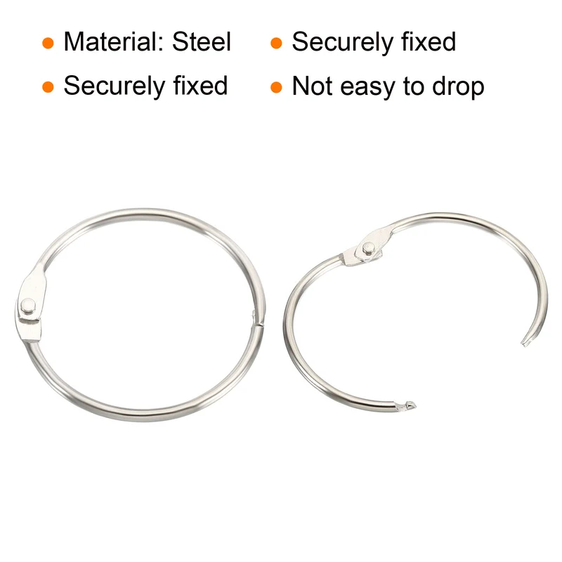 Loose Leaf Rings Binder Ring Steel for Scrapbook