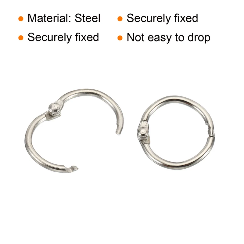 Loose Leaf Rings Binder Ring Steel for Scrapbook