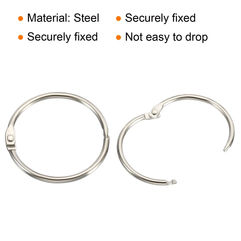 Loose Leaf Rings Binder Ring Steel for Scrapbook