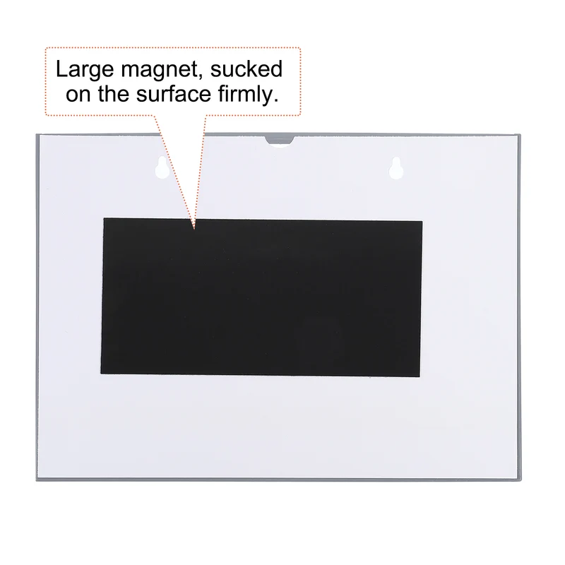 Magnetic Sign Holder, Pack Display Frame for Office