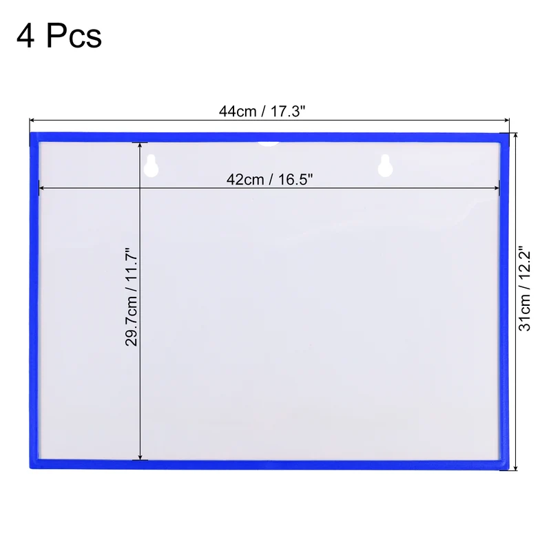 Magnetic Sign Holder, Pack Display Frame for Office